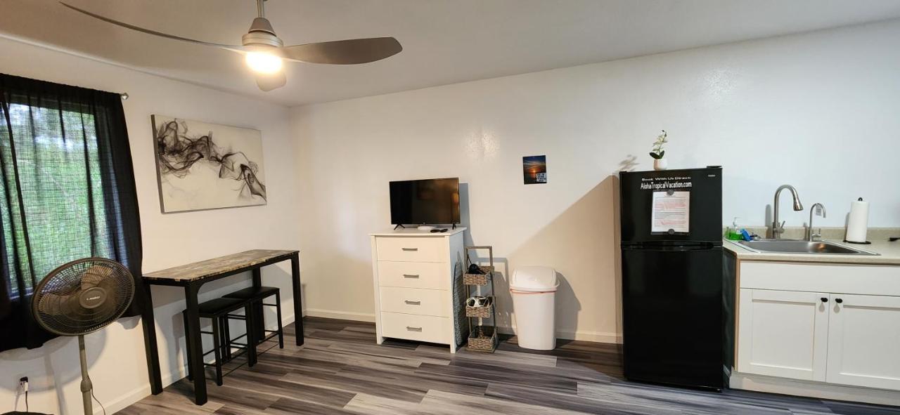 #4 New! Cozy Private Studio! Self Checkin Studio Apt Keaau Exterior photo